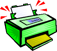 Desenho de uma impressora